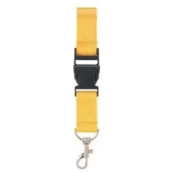keycord geel onbedrukt