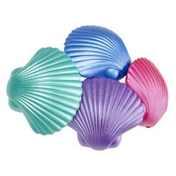 magische schelp zeemeermin in verschillende kleuren
