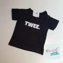 baby shirt korte mouw navy twee