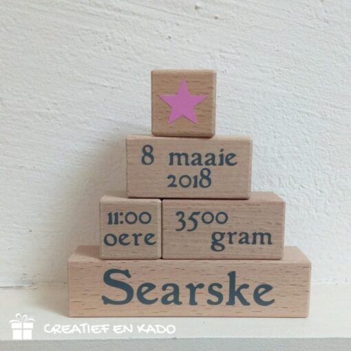 geboorte piramide Friese opdruk