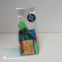 pennenkoker met naam verpakt