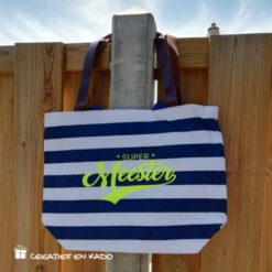 strandtas Meester, meester cadeau