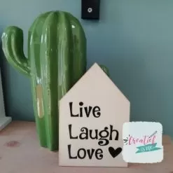 live laugh love kaart