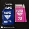 notitieboekje Superjuf en supermeester