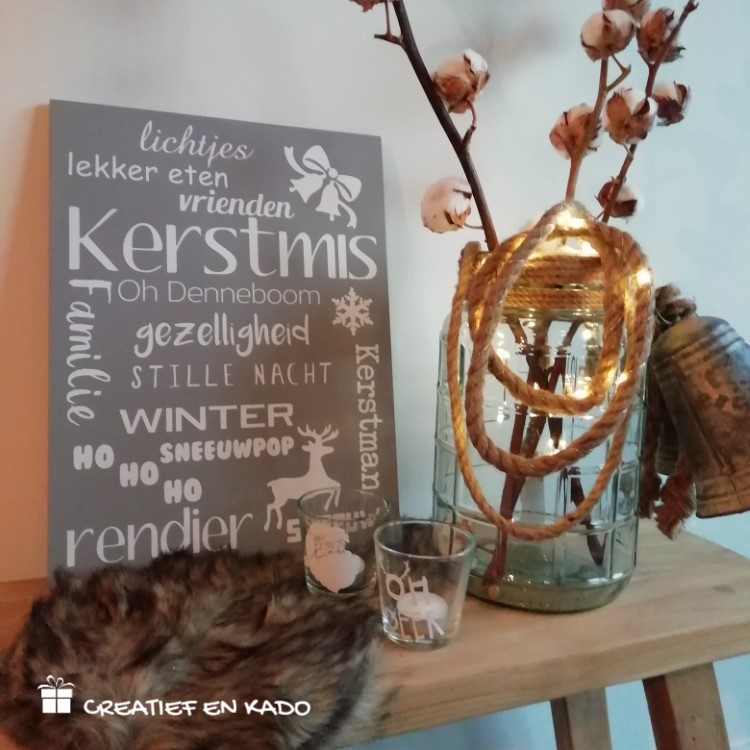 tekstbord kerstmis