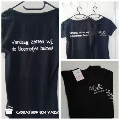 collaage shirts bloem&dingetjes