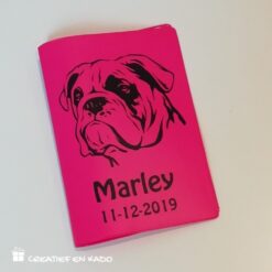dierenpaspoort hoesje lollypop, paspoort hoesje huisdier roze