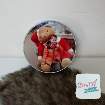 Koekblik met eigen foto