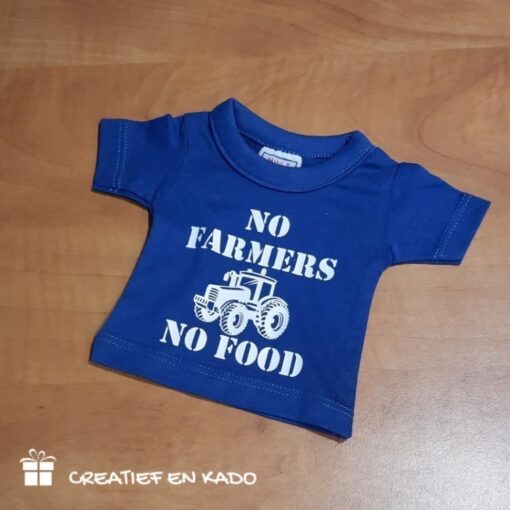 mini shirtje no farmers no food