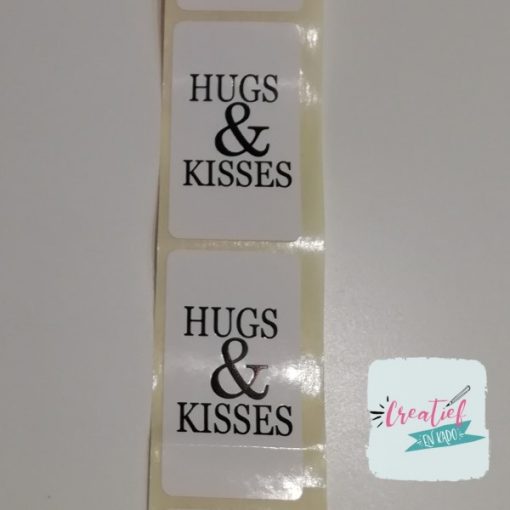 sticker hugs & kisses