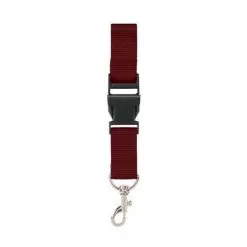 keycord bordeaux, keycord met naam, neklint, lanyard