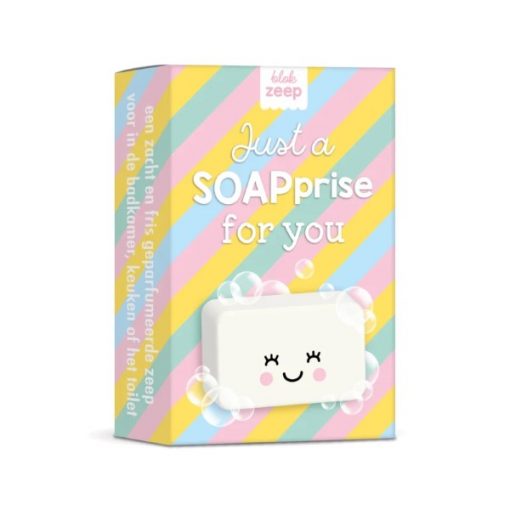 zeep just a soapprise for you, klein cadeautje, studio schatkist