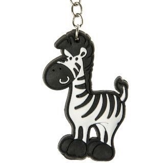 zebra sleutelhanger, dieren sleutelhanger, zwartwit traktatie, zebra traktatie