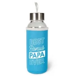 waterfles bonuspapa, cadeau vaderdag, duurzame waterfles