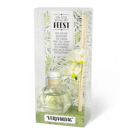 geurstokje verjaardag, geurstokje feest, cadeau verjaardag