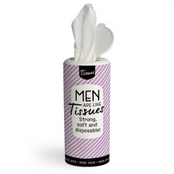 tissue dispenser men are like tissues