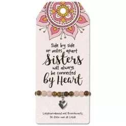 vriendschapsarmband sisters, familie, zussen cadeau, armband zussen