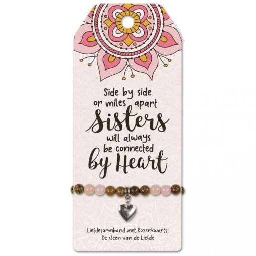 vriendschapsarmband sisters, familie, zussen cadeau, armband zussen