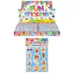 fun stickervel piraat, piraten stickers, piraten traktatie, uitdeel stickers piraten