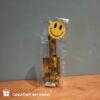 smiley traktatie, complete traktatie, schrijfset traktatie, tekenset traktatie.