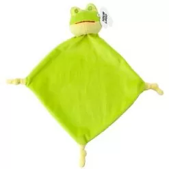 tutdoek kikker, tutdoek met naam, knuffeldoek met naam, knuffeldoek kikker, kraamcadeau met naam