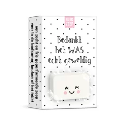 zeep bedankt het was geweldig, zeep cadeau, cadeau afscheid, studio schatkist