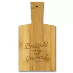 borrelplank bedankt, afscheid, dank je wel cadeau