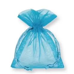 organza zakje turquoise