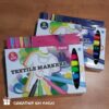 textiel markers neon, textiel regular