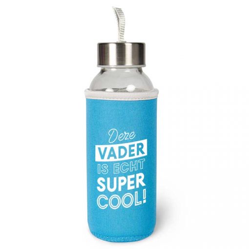 waterfles vader, deze vader is echt supercool, kado vaderdag, cadeau papa