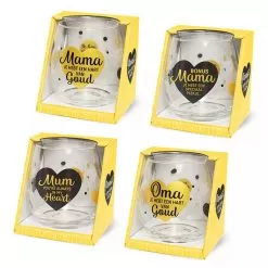 water- wijnglazen mama, cadeau Moederdag