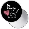 spiegeltje de leukste juf zwart