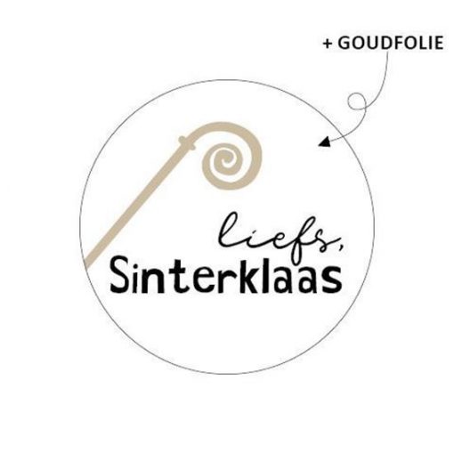 kadosticker liefs sinterklaas, Sluitsticker liefs sinterklaas, kado stickers sinterklaas