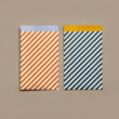 kadozakje stripe diagonal, inpakken, papieren cadeauzakjes