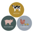 kadosticker boerderij, sluitsticker boerderij