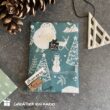 inpakpapier x-mas vintage blue, kadopapier kerst, kadopapier winter, inpakken, inpakinspiratie (2)