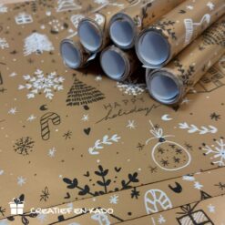 inpakpapier christmas time, kadopapier kerstmis, inpakken ,