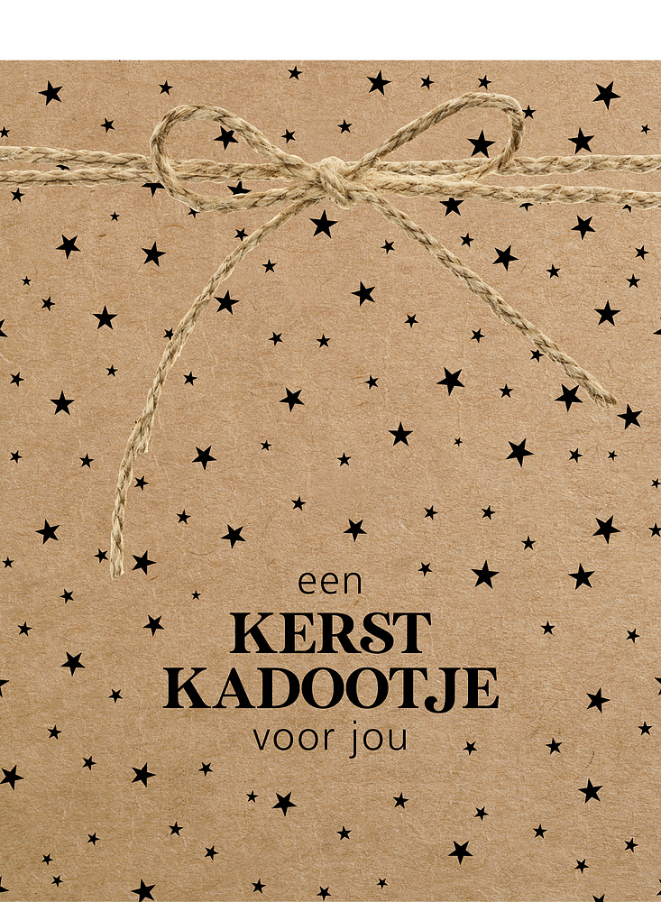 kadodoosje een kerst kadootje voor jou, kerstcadeautje in pakken, kadodoos kerst