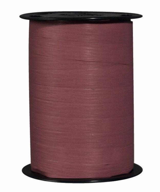krullint oudroze, kadolint roze, cadeaulint oudroze paperlook, inpakken