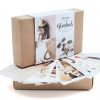 doosje minikaartjes glimlach positive life, doosje met een glimlach, minikaartjes in kadodoosje