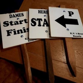 wedstrijdborden kv 't Broek
