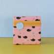 kadopapier ostrich rouge pink, inpakpapier struisvogel, inpakinspiratie
