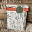kadozakje vintage jungle green, kadosticker frohe weinachten, inpakinspiratie, inpakken kerstmis, brandrep lisanne
