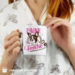mok i love my Frenchie, mok i love my ... (honden), beker hondenras,