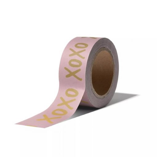 washi tape xoxo, inpakken, masking tape