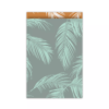 Kadozakje palm leaves petrol / mint – 17 x 25 cm, om je cadeau mooi in te pakken