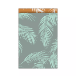 kadozakje palm leaves petrol mint, inpakken