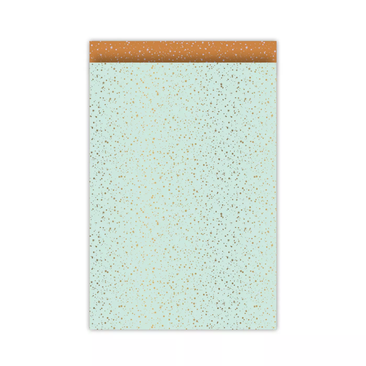kadozakje summer sparkle mint goud, inpakken