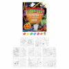halloween kleurboekje kleuren op nummer, halloween traktatie, trakteren, uitdeelkadootjes