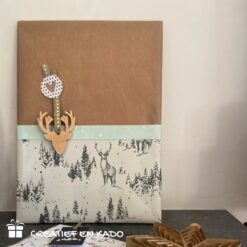 inpakpapier reindeer forest, kadopapier kerst, kadopapier winter, inpakken, inpakinspiratie